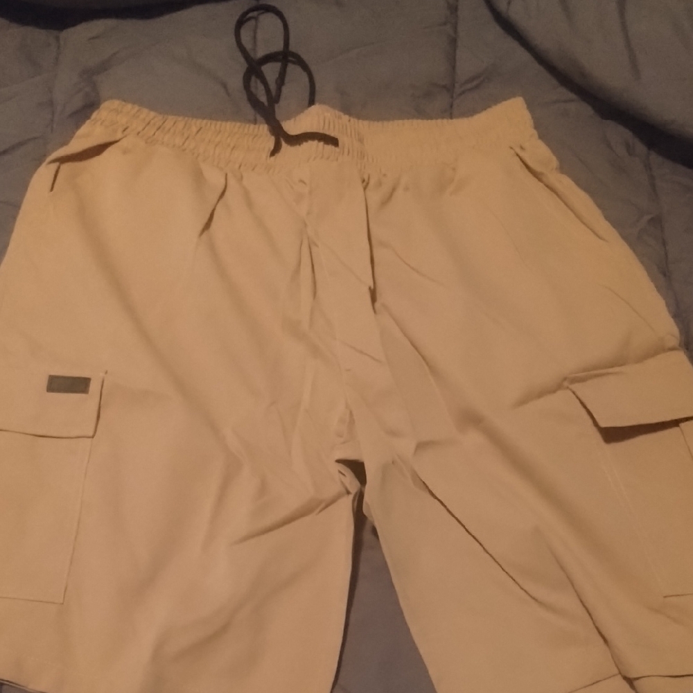 Tan Cargo Shorts